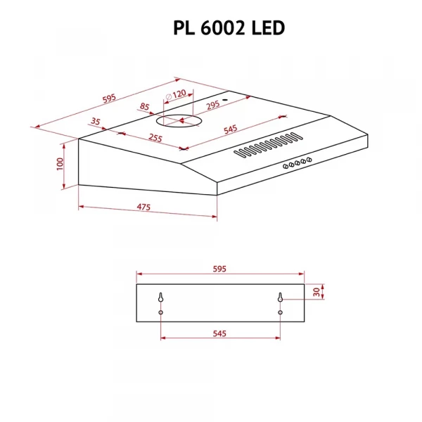  Perfelli PL 6002 BL LED -  8