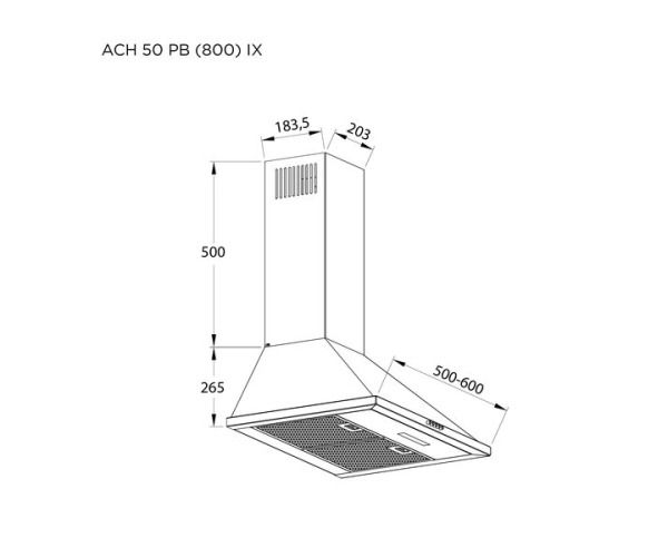  Pyramida ACH 50 PB (800) IX (4260674993763) -  6