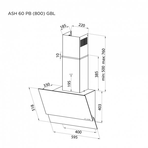  Pyramida ASH 60 S (800) GWH -  5