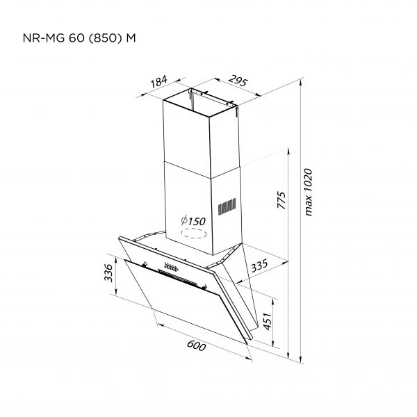  Pyramida NR-MG 60 (850) M BL -  9