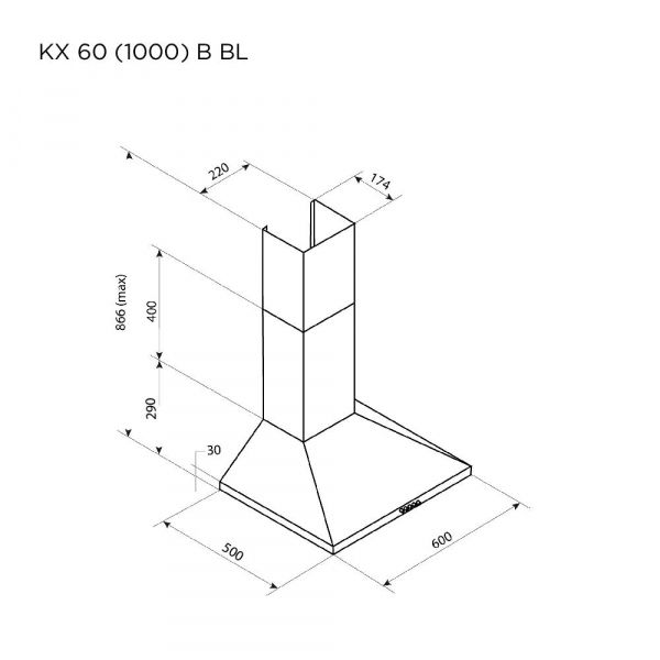  Pyramida KX 60 (1000) B BL -  7