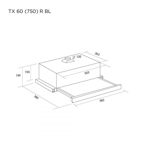  Pyramida TX 60 (750) R BL -  5