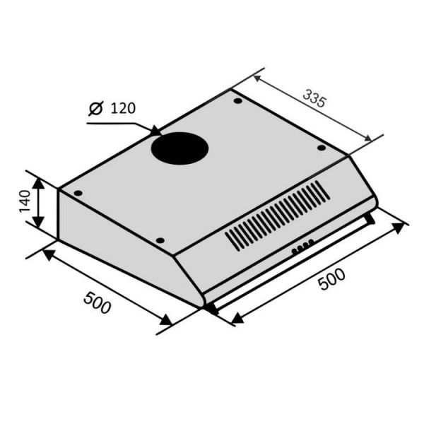  Ventolux ROMA 50 WH 2M LUX -  6