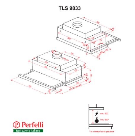  Perfelli TLS 9833 W LED STRIPE -  2