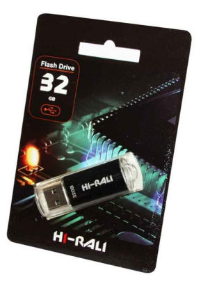 - USB 32GB Hi-Rali Rocket Series Black (HI-32GBVCBK) -  1