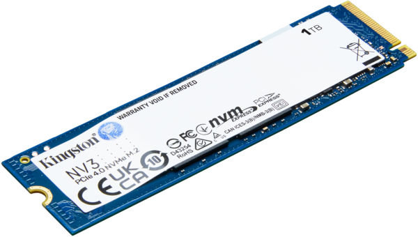 Kingston  SSD M.2 1TB PCIe 4.0 NV3 SNV3S/1000G -  3