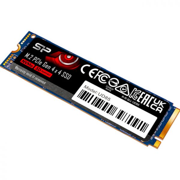   M.2 1Tb, Silicon Power UD85, PCI-E 4.0 x4, 3D TLC, 3600/2800 MB/s (SP01KGBP44UD8505) -  4