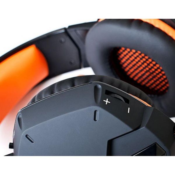  REAL-EL GDX-7700 Surround 7.1 Black-Orange -  4