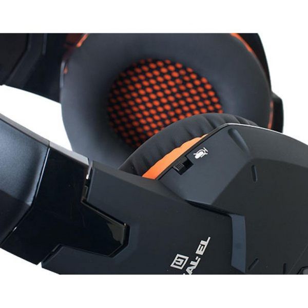  REAL-EL GDX-7700 Surround 7.1 Black-Orange -  5