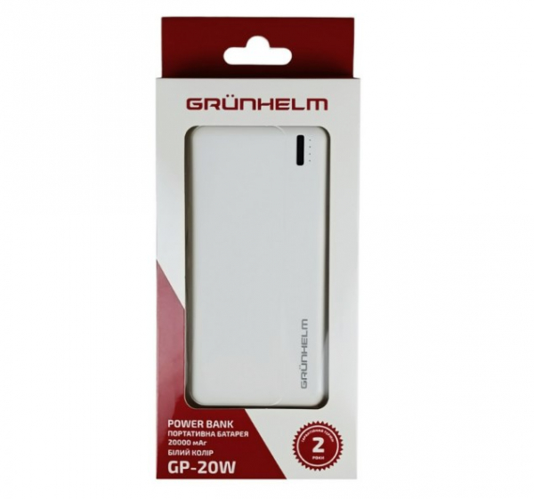  GRUNHELM GP-20W 20.000 mAh  -  5