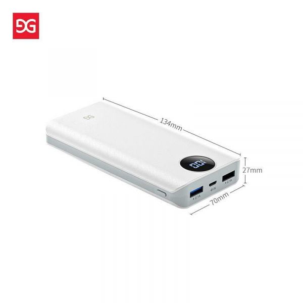  Gusgu Xiamen Mini 80000M 20000 mAh (GB/T-35590/UA-102807) White -  2