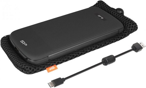    10000 mAh, Silicon Power QP75, Black, 18 , 1xUSB / 1xType-C, .  microUSB / Type-C, PD, QC3.0,  smartSHIELD (SP10KMAPBKQP750K) -  3