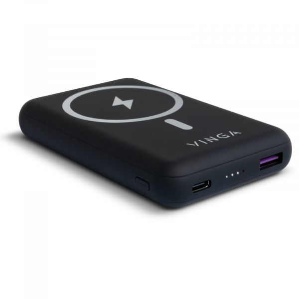  Vinga 10000 mAh Wireless Magnetic QC+PD (VPBAMS10BK) -  2