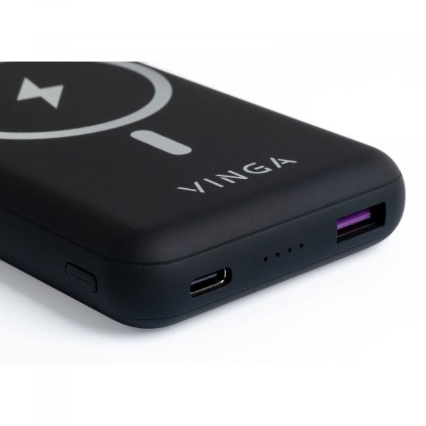  Vinga 10000 mAh Wireless Magnetic QC+PD (VPBAMS10BK) -  4