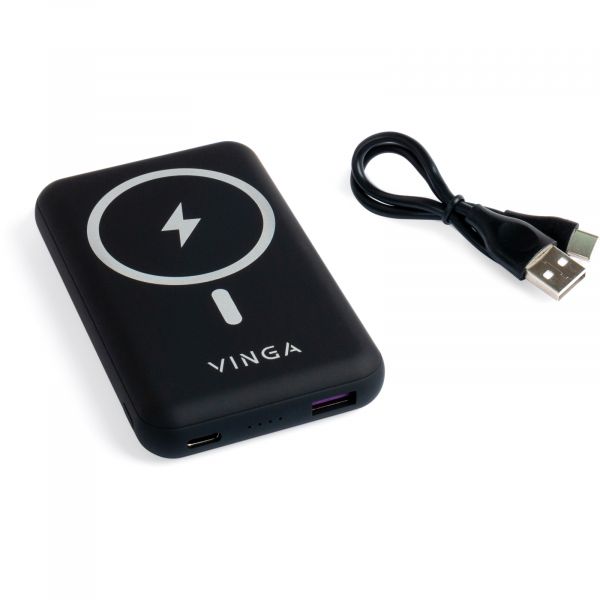  Vinga 10000 mAh Wireless Magnetic QC+PD (VPBAMS10BK) -  6