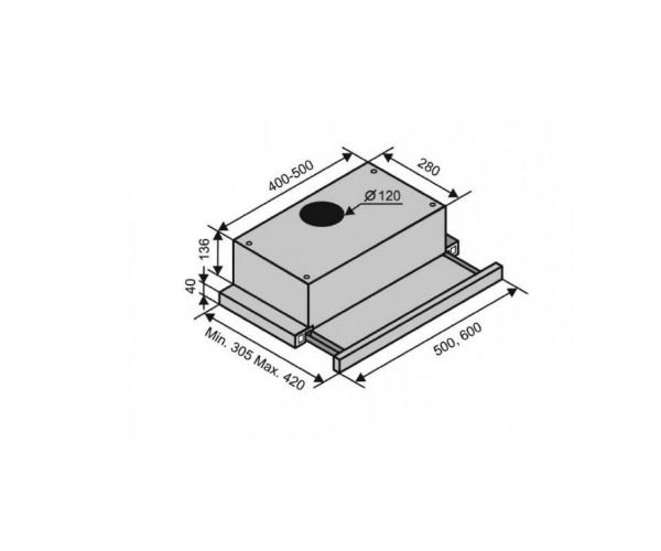  Ventolux GARDA 60 WH (900) LED -  2