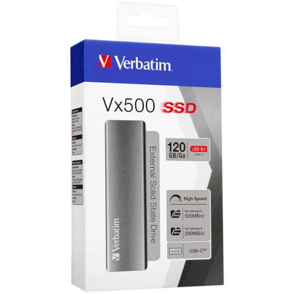 SSD  Verbatim Vx500 External 120GB (47441) -  3