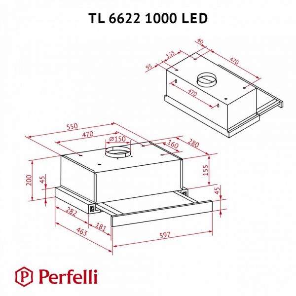  Perfelli TL 6622 Full BL 1000 LED -  12