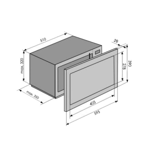    Ventolux MWBI 20 G BK TC -  5