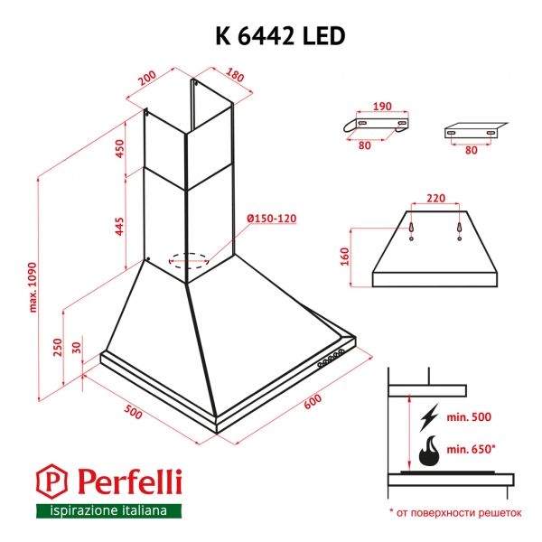  Perfelli K 6442 BL LED -  11