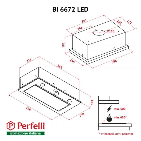  Perfelli BI 6672 I LED -  10