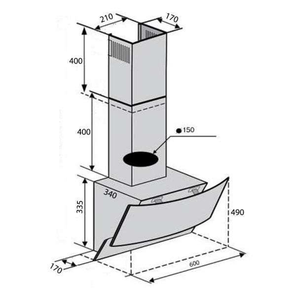  Ventolux WAVE 60 WH (900) TRC -  7