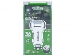    USB  GC-10S 3.0A/1USB/PD20W/QC3.0  Gerlax