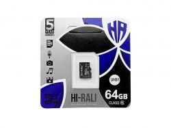   64Gb Micro SD (10) (-adapter) UHS-I Hi-Rali