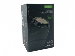   GS-17, BT/USB/FM/AUX/microSD LED, 1200mAh 8x8x12cm  Gerlax