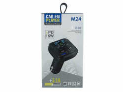 FM  M24 12-24V/3.1A/2USB/PD18W/MicroSD/LED Gerlax