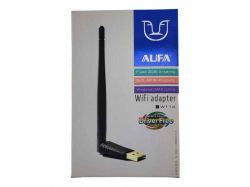  Wi-Fi USB W114, RTL8188IC, 40m, 3DBi, 150Mbps ALFA