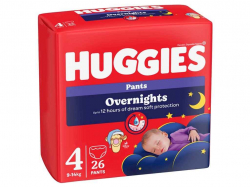 ϳ- 4 26 Overnights Pants 9-14 HUGGIES