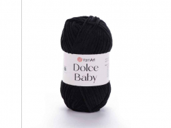  Dolce Baby  100%  85 50 5/ 742-Black YarnArt