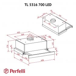  Perfelli TL 5316 BL 700 LED -  10