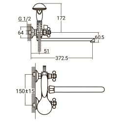  PL 1/2"     350    AQUATICA (PL-2C255C) AQUATICA PL-2C255C -  2