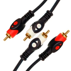   TCOM 2 RCA - 2 RCA 1,8 black