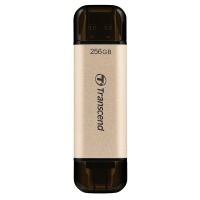 - TRANSCEND 256GB USB 3.2/Type-C JetFlash 930 Gold-Black