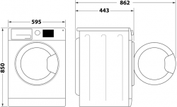    Indesit OMTWSE 61293 WK UA  (869991673010) -  6