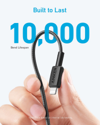  Anker 322 USB-C to Lightning - 1.8m Nylon Black (A81B6G11) -  4