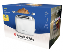  Russell Hobbs 27370-56 Eden 2S Toaster White (25199036001) -  5