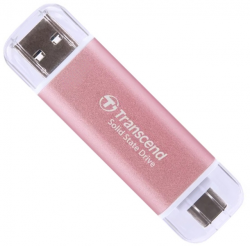 SSD  Transcend ESD310P 1TB USB Type C/A Pink (TS1TESD310P) -  2