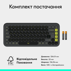  Logitech POP Icon Keys Graphite UKR (L920-013157) -  11