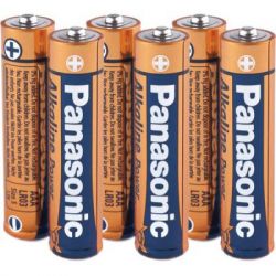  Panasonic LR03 PANASONIC Alkaline Power * (4+2) (LR03REB/6B2F)