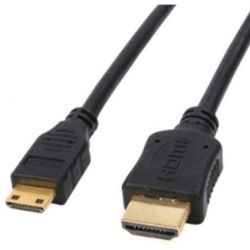  mini HDMI - HDMI 1  Atcom Black, V1.4,   (6153) -  1