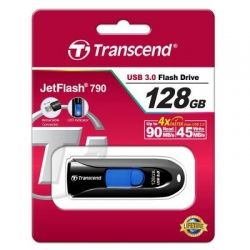 USB   Transcend 128GB JetFlash 790 Black USB 3.0 (TS128GJF790K) -  5