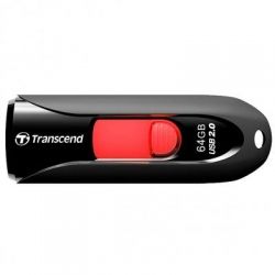 USB   Transcend 64GB JetFlash 590 USB 2.0 (TS64GJF590K) -  1