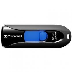 USB 3.0 Flash Drive 64Gb Transcend JetFlash 790, Black (TS64GJF790K) -  1