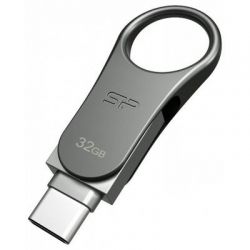 USB   Silicon Power 32GB Mobile C80 Silver USB 3.2 (SP032GBUC3C80V1S) -  2