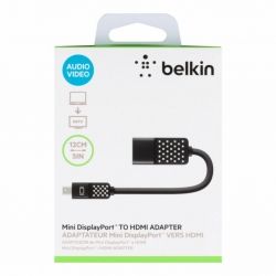  Belkin mini DisplayPort - HDMI (M/F), 0.12 , Black (F2CD079bt) -  2