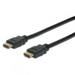 Digitus HDMI High speed + Ethernet (AM/AM) 5m, black AK-330114-050-S -  1